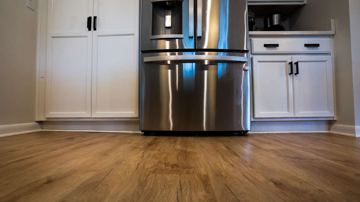 indoor home kitchen wooden floor