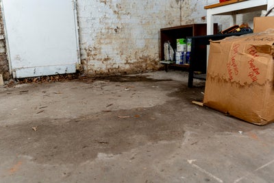 box of personal items damaged by water