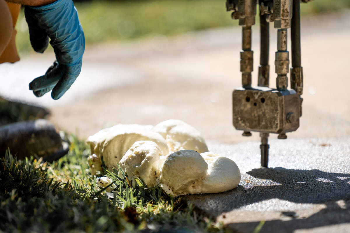 Polyurethane concrete lifting foam injection