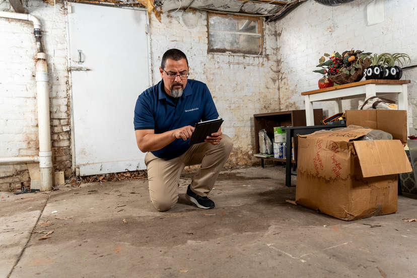 Groundworks inspector clipboard boxes basement