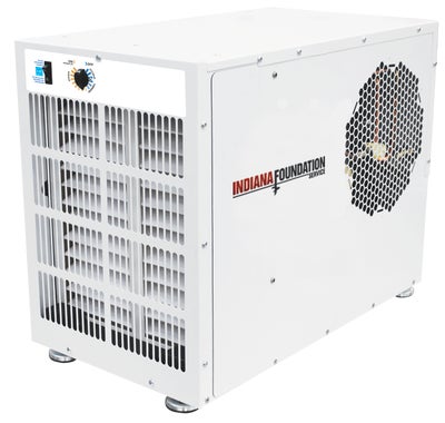 dehumidifier with Indiana Foundation Service logo