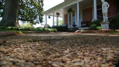 patio in need of repair