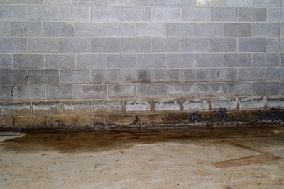 water on basement floor