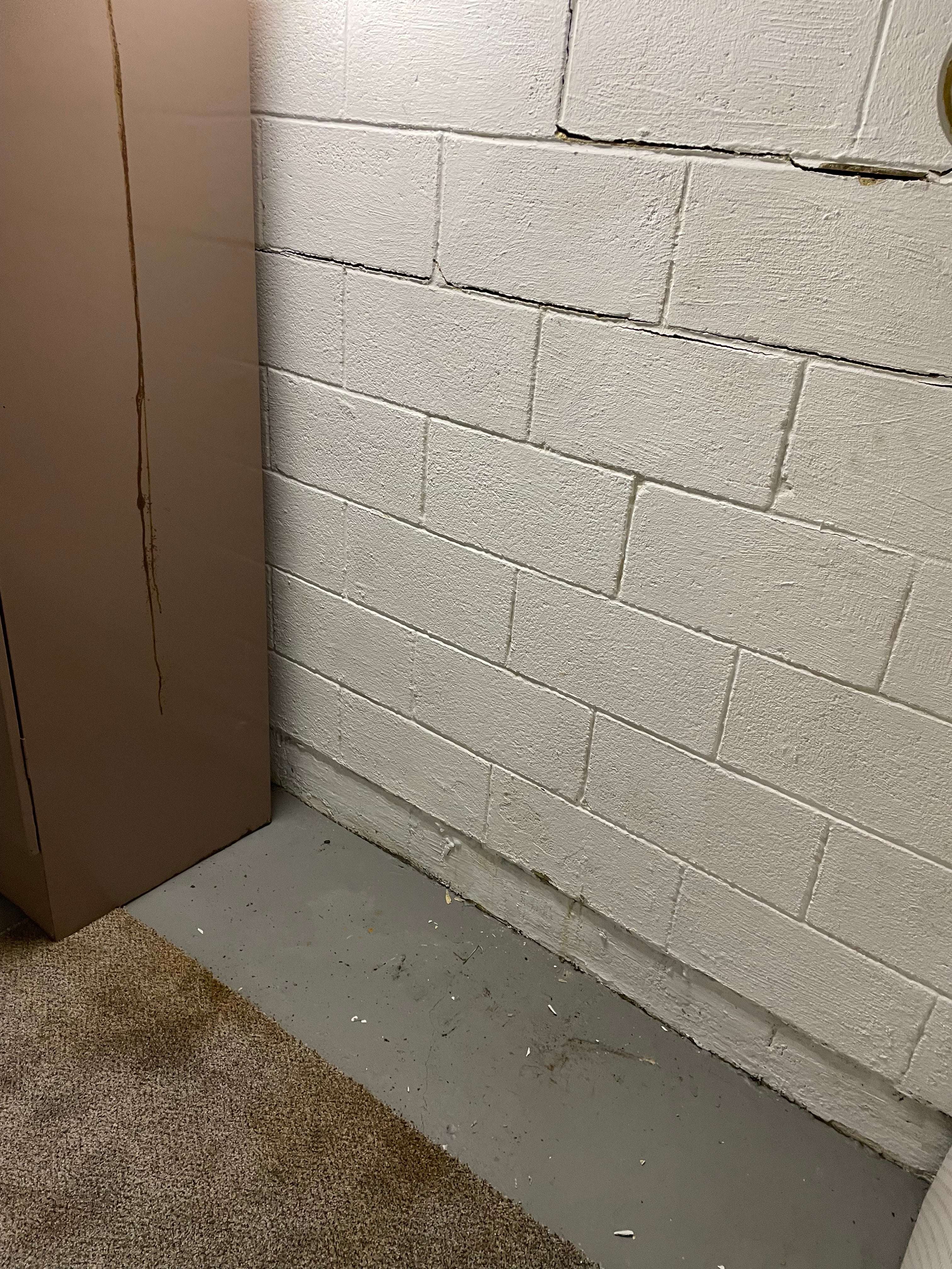 shearing basement wall