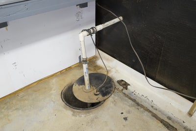 damaged and ineffective sump pump