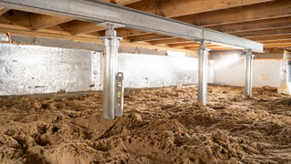Crawl Space Jack Installation l Columbia, Charleston, Savannah