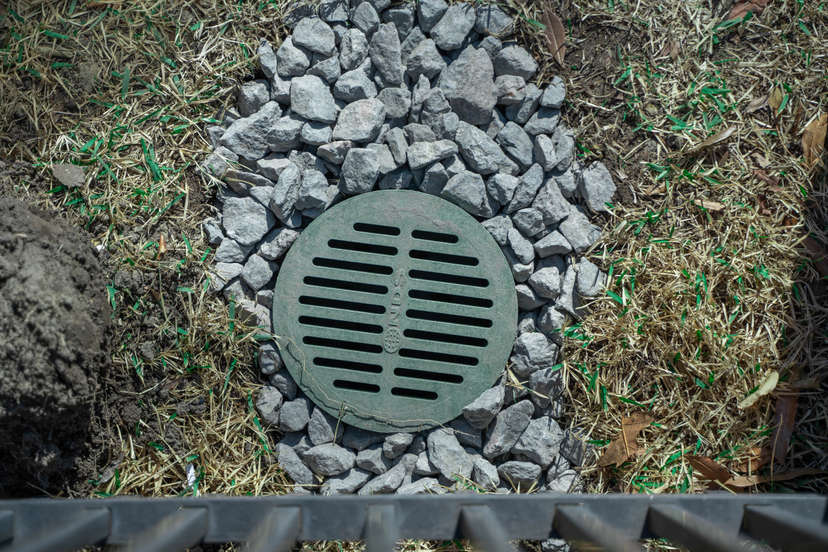 exterior drain
