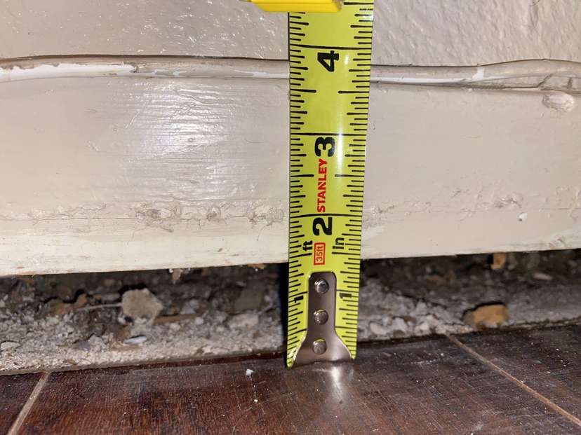 uneven floor concrete slab foundation  issue