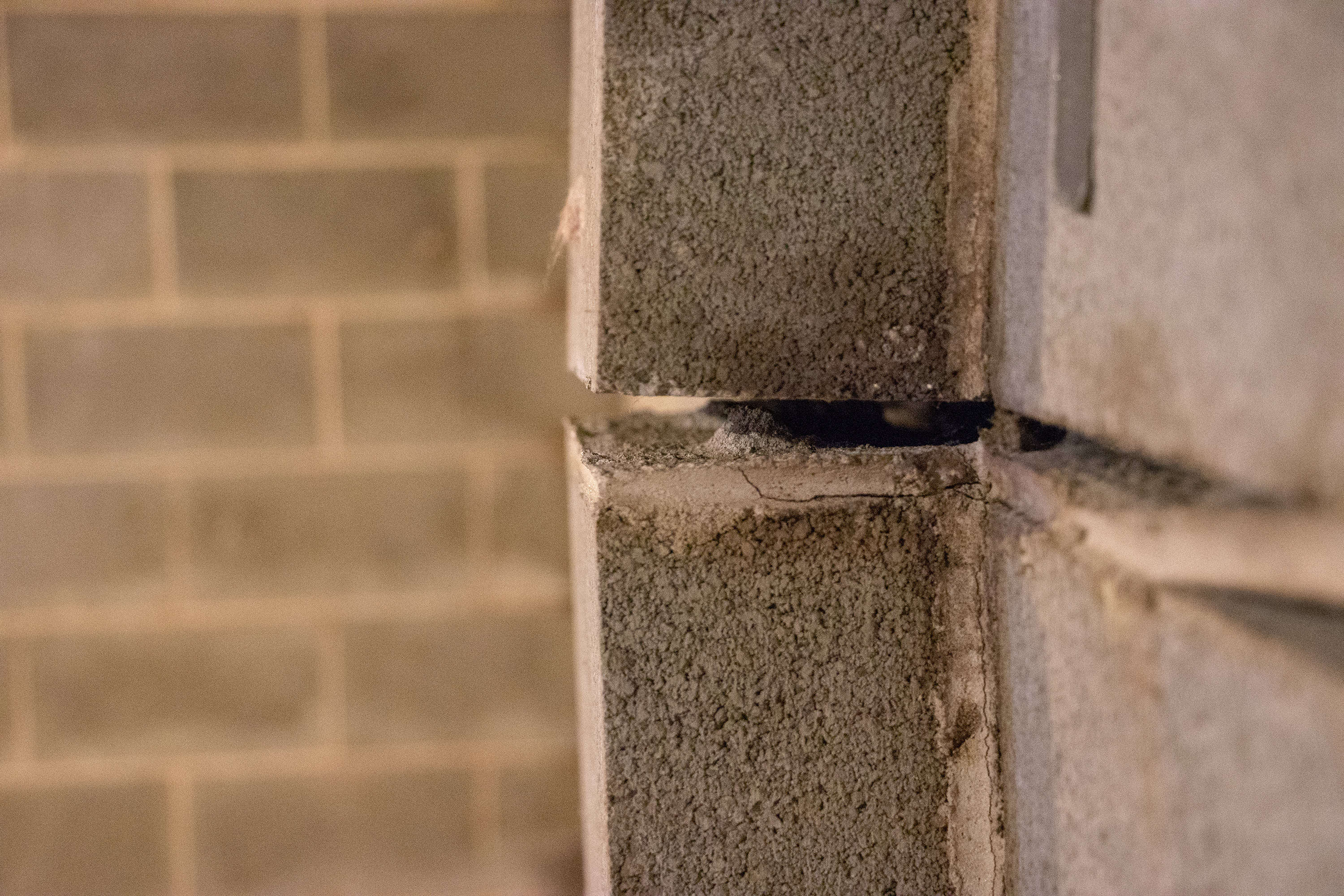 severe bowing in basement wall
