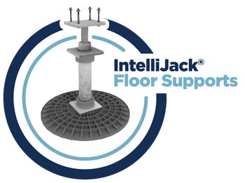 IntelliJack crawl space jack floor support