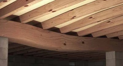 sagging crawl space beam