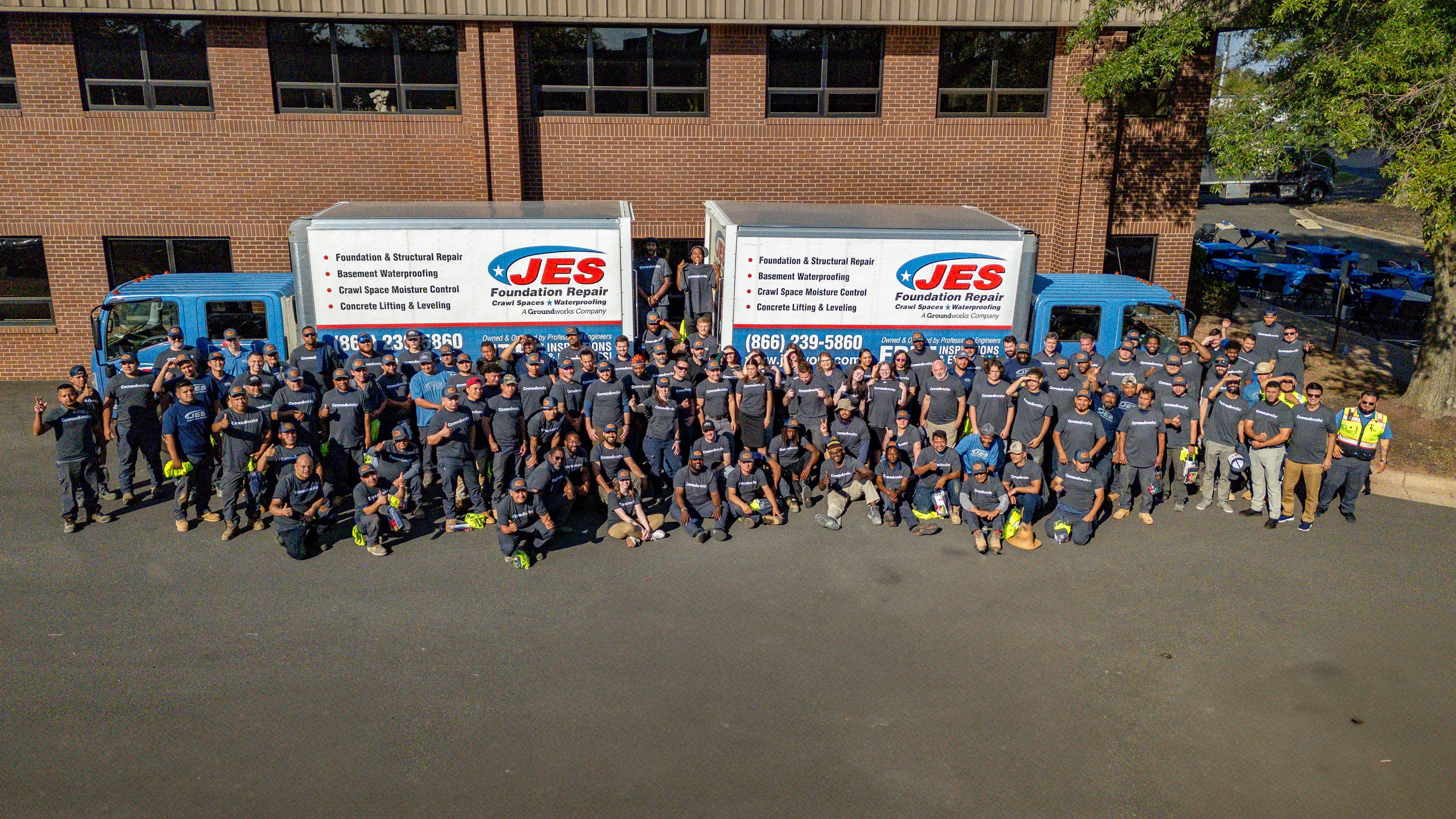 group of JES employees