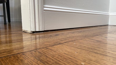 Uneven floor in a home.