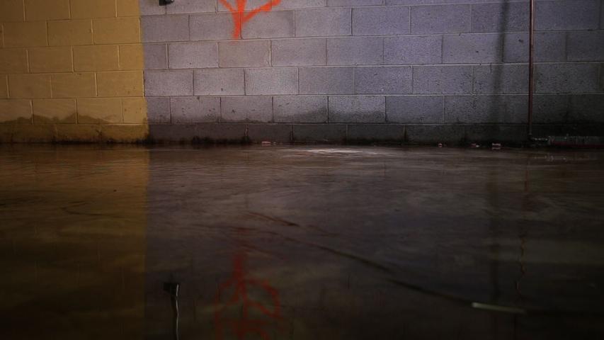 flooded basement