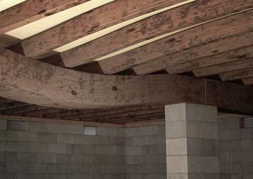 sagging floors in crawl space graphic