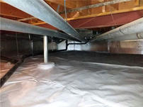 Crawlspace encapsulation and intellijacks.