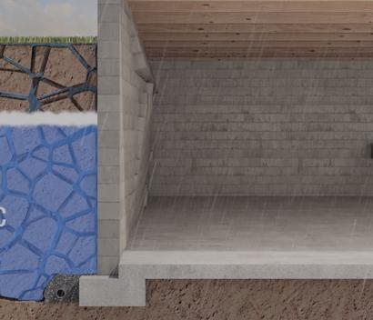 Animation of rain expanding soil and your foundation
