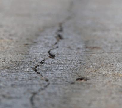 cracking concrete