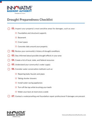 Drought Preparedness Checklist 1-7