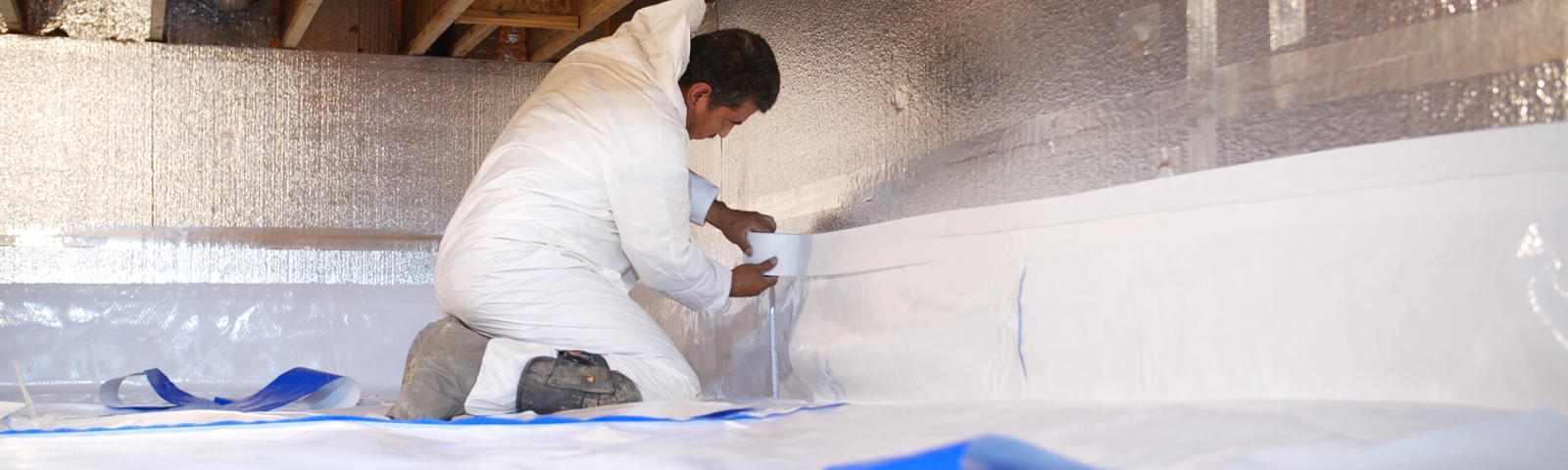 Crawl space encapsulation