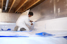 Crawl space encapsulation