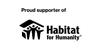 Proud supporter of Habitat for Humanity logo
