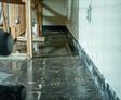 wet basement floor