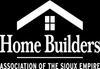 Logo of the Home Builders Association of the Sioux Empire featuring a stylized house roof and window.