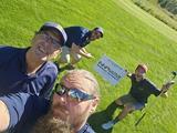 Innovative Basement Authority team golfing in the Rush City Chamber of Commerce Golf Tournament