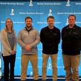 Innovative Basement Authority teammates at the Better Business Bureau of Minnesota and North Dakota's 2025 Torch Awards for Ethics luncheon