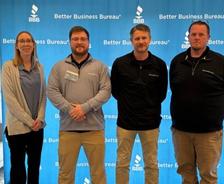 Innovative Basement Authority teammates at the Better Business Bureau of Minnesota and North Dakota's 2025 Torch Awards for Ethics luncheon