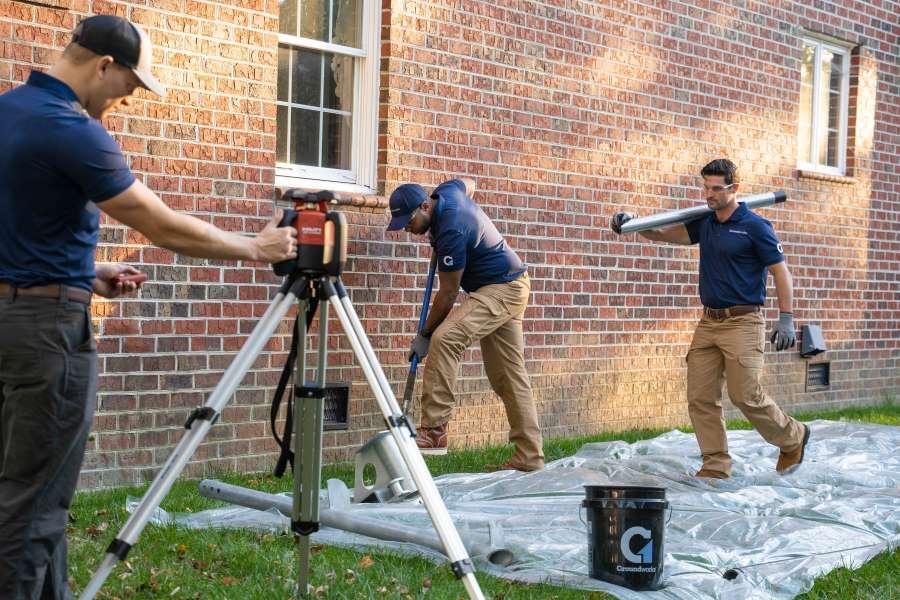 Groundworks Experts Assess and Repair a Home Foundation