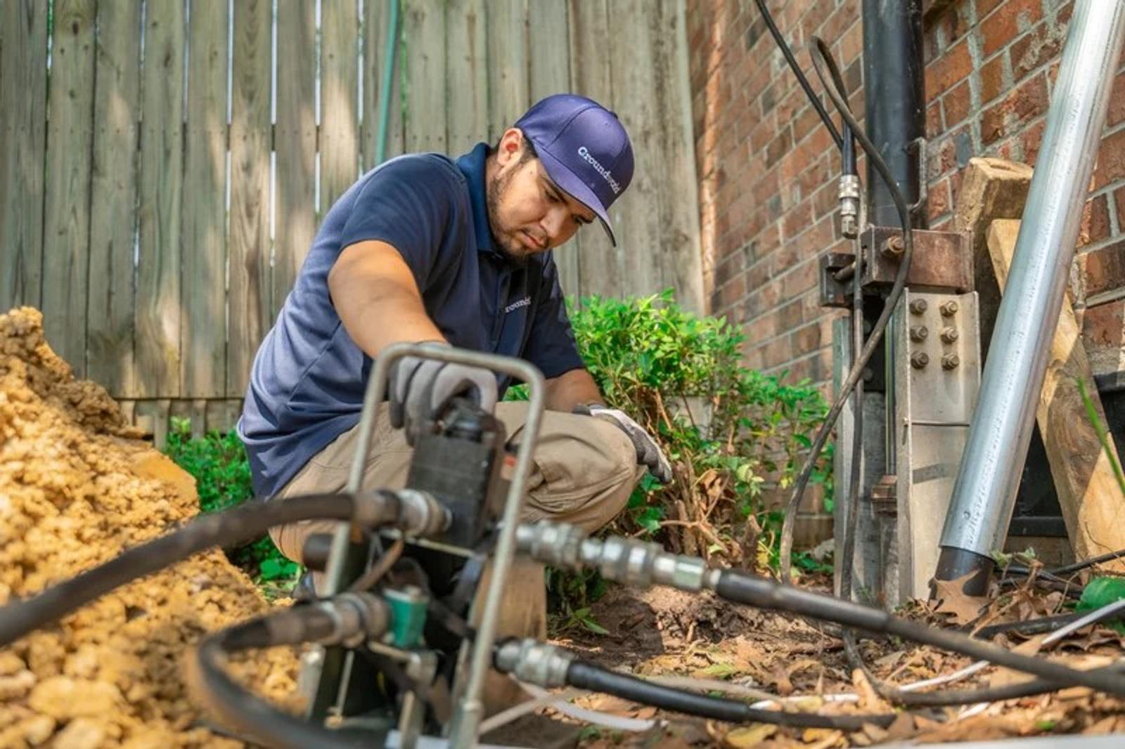 Groundworks Expert Stabilizing a Foundation