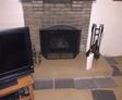 fireplace in a house