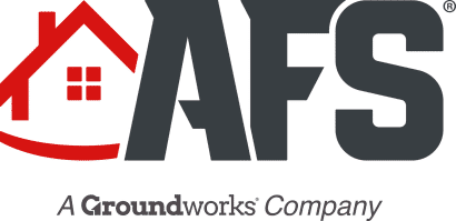 AFS logo in red.