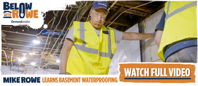 Mike Rowe Basement Waterproofing Banner