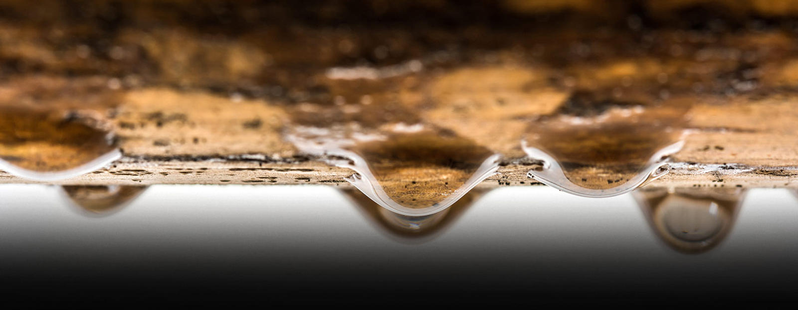 Condensation on a pipe