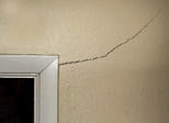drywall crack