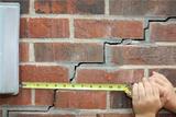 measuring brick crack