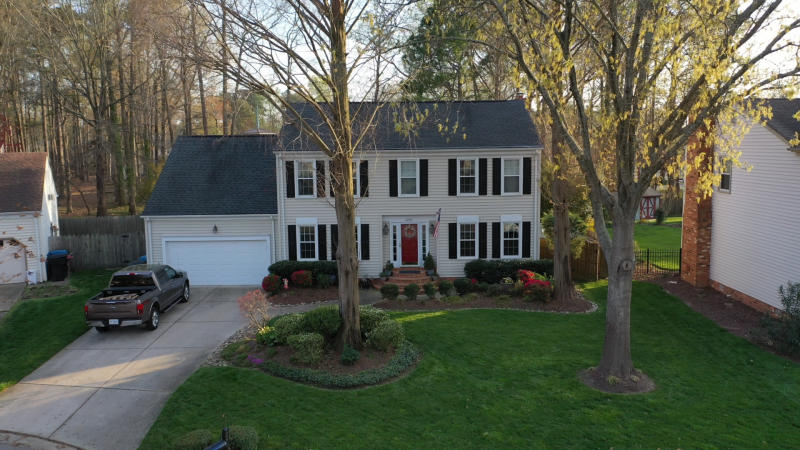 It's a wide shot of a healthy home.