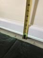 floor and wall gap measured