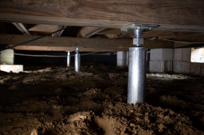 IntelliJacks in the crawlspace.
