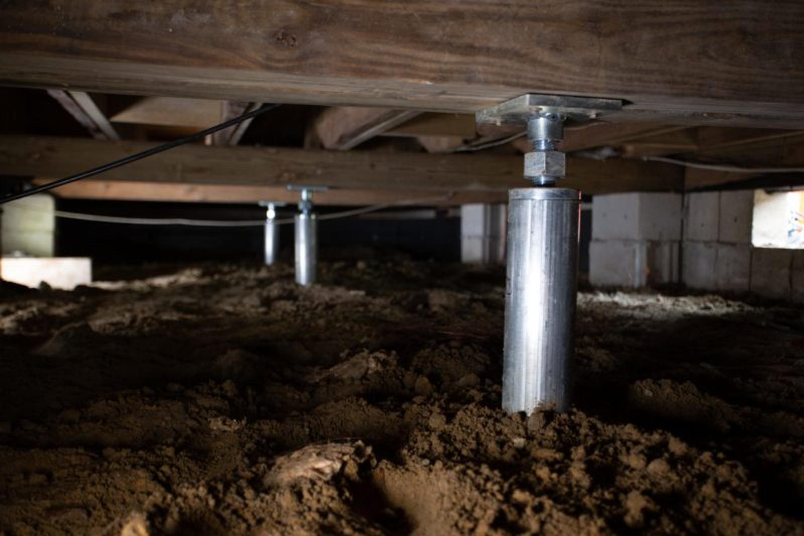 IntelliJacks in the crawlspace.