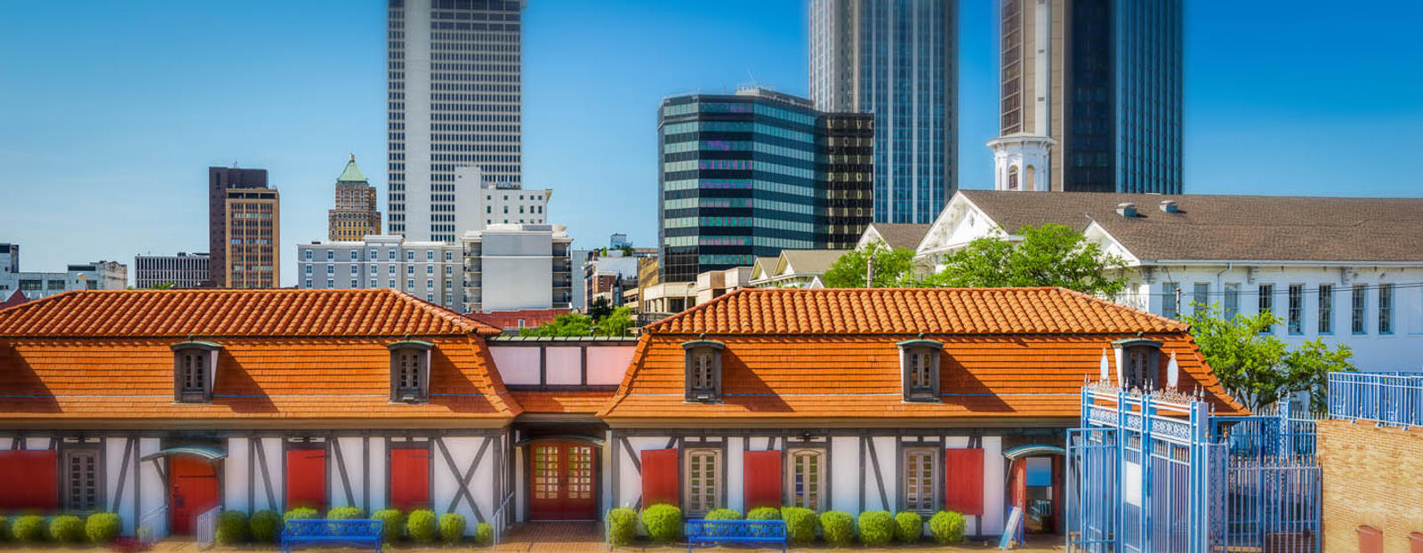 Homes with Mobile, Alabama skyline