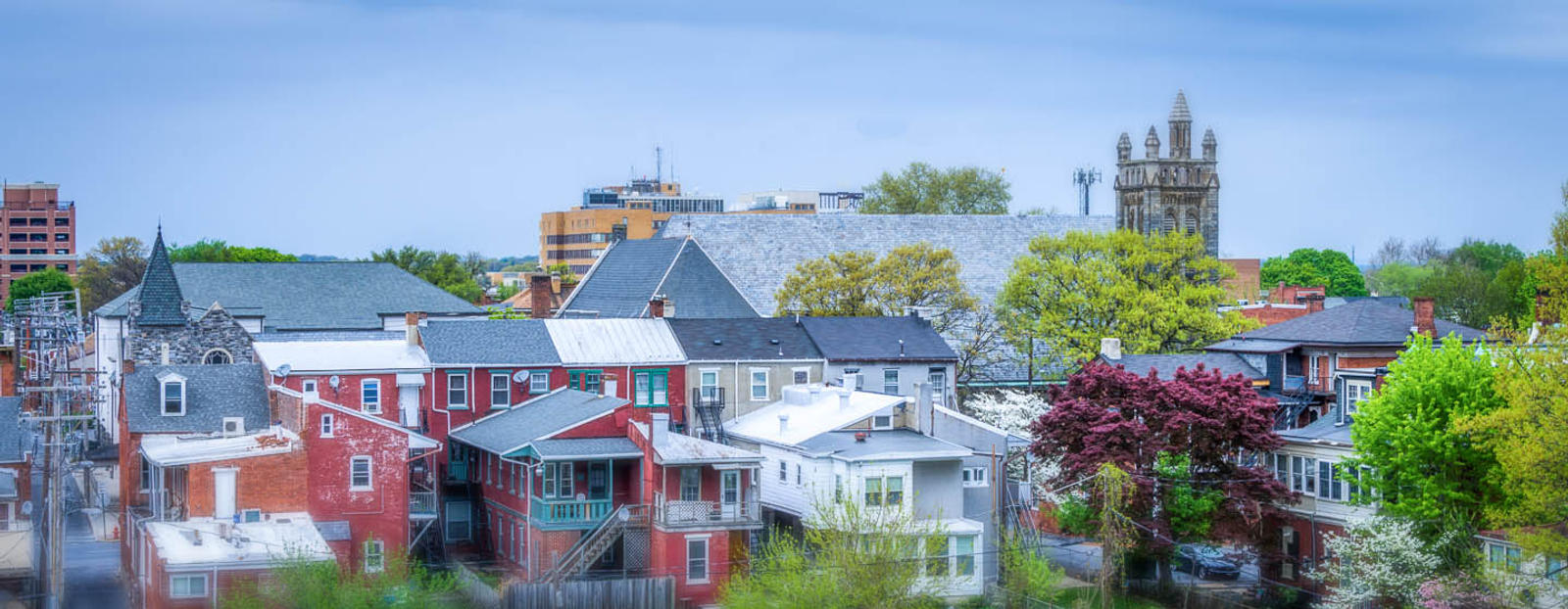 Homes with Lancaster skyline