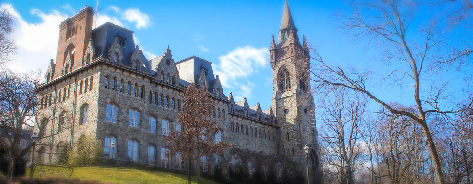 Castle like building in Lehigh Valley, Pennsylvania