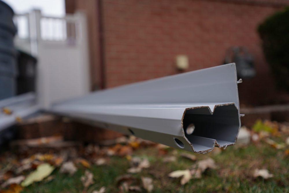 BasementGutter side view outside