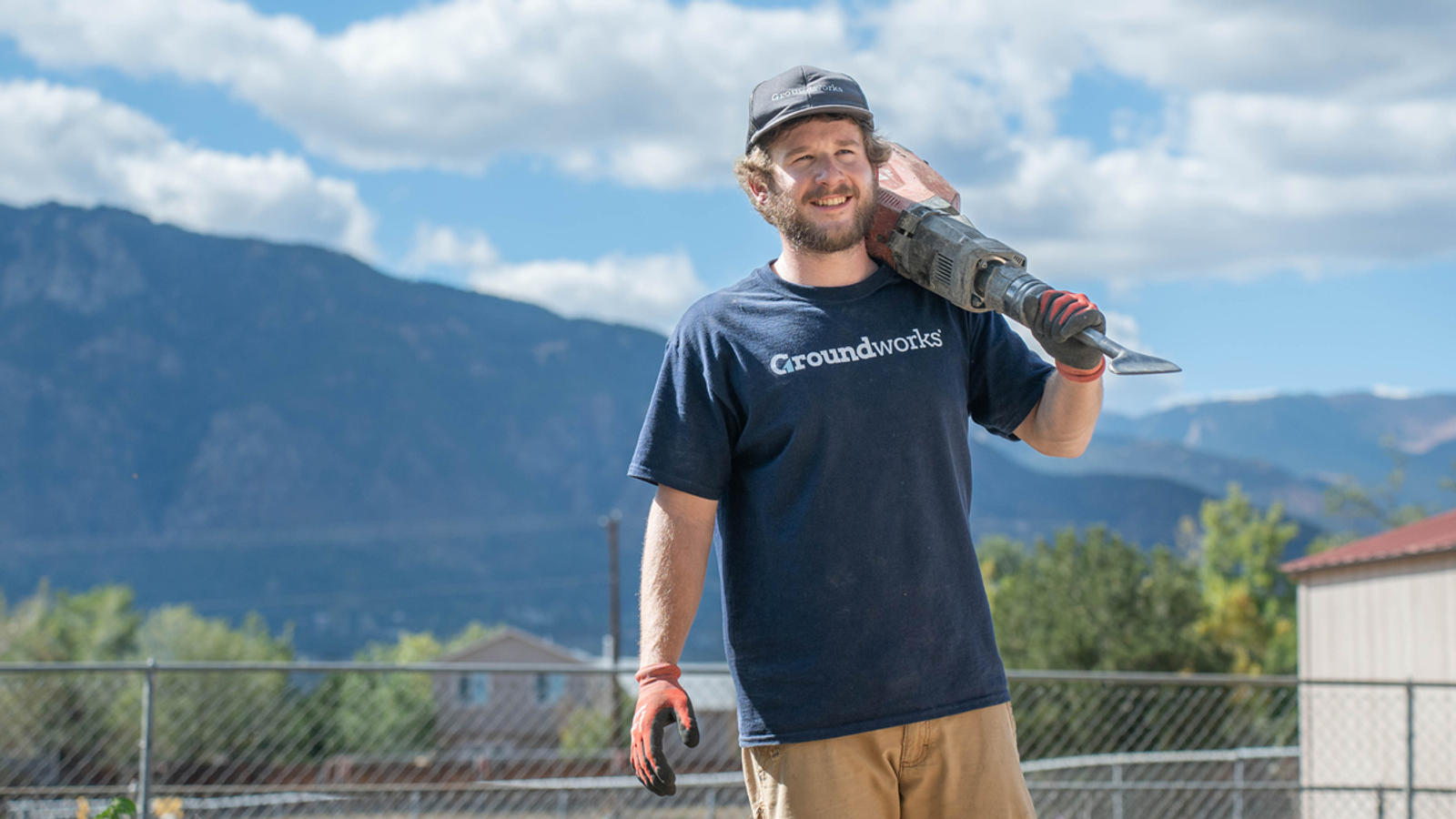GW Production Staff with Jackhammer