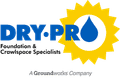 DryPro Foundation and Crawlspace Specialists Full Color Logo with GW tag