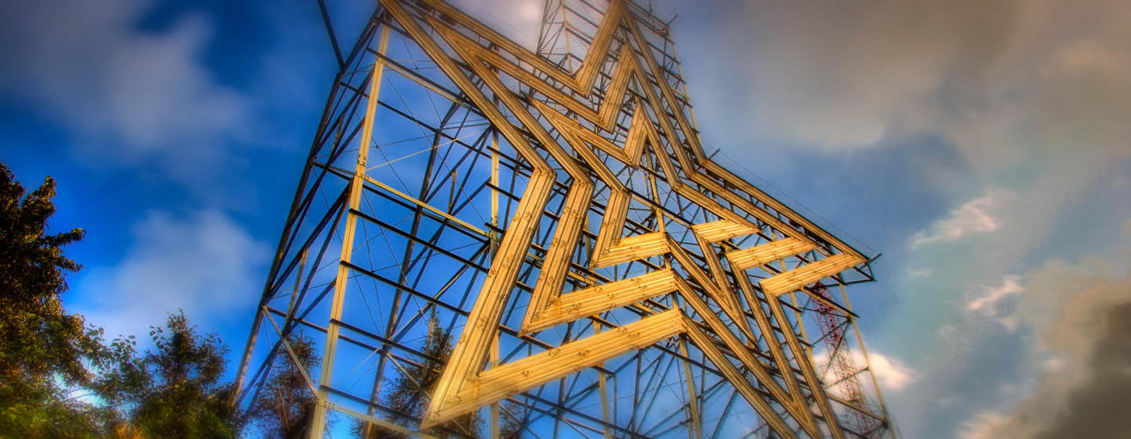 Star structure in Roanoke, Virginia